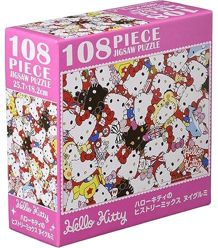 Amazon.co.jp: 108ピース ジグソーパズル ハローキティのきらきら